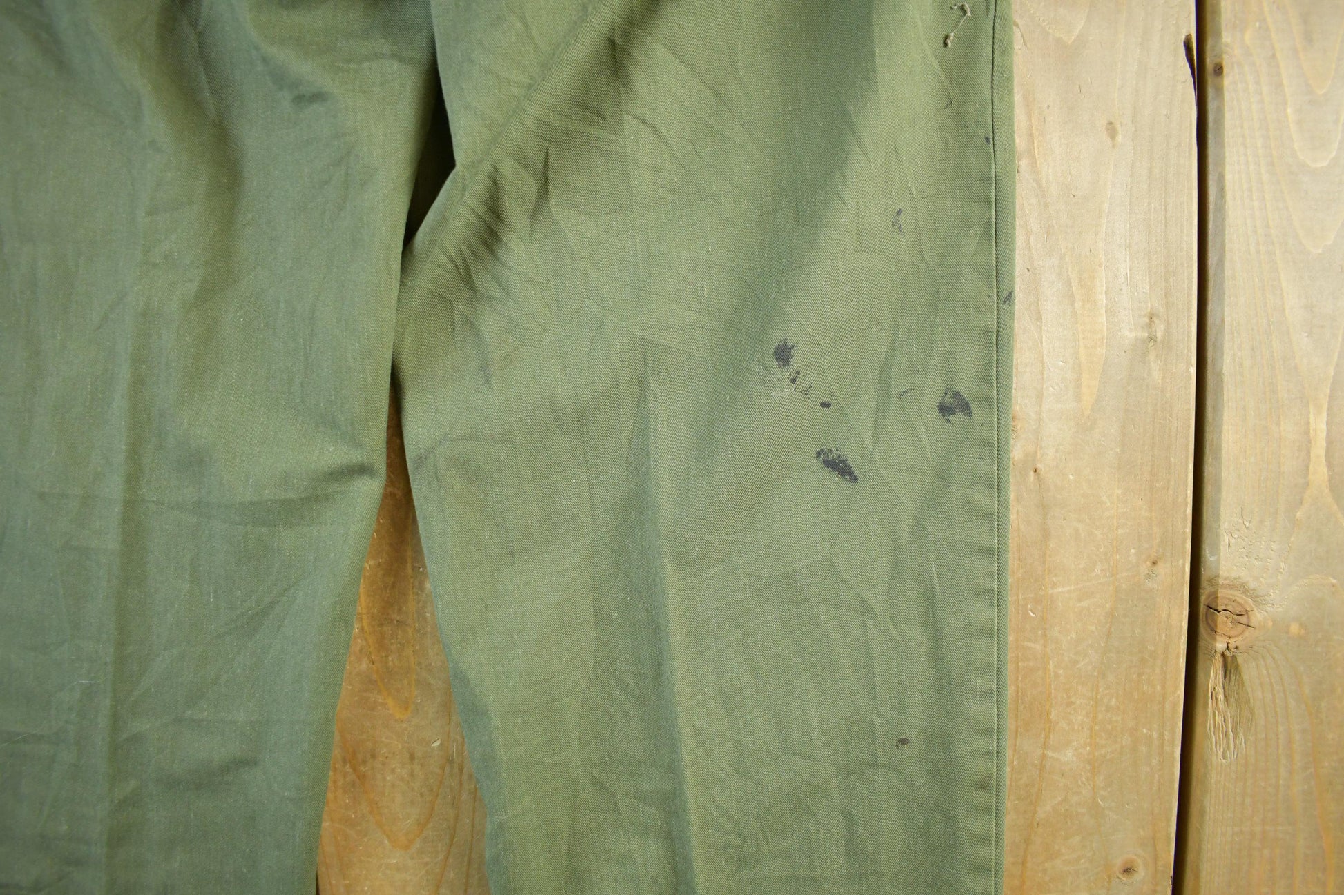 Vintage 1970s Military OG-107 Sateen Fatigue Pants Size 31 x 33