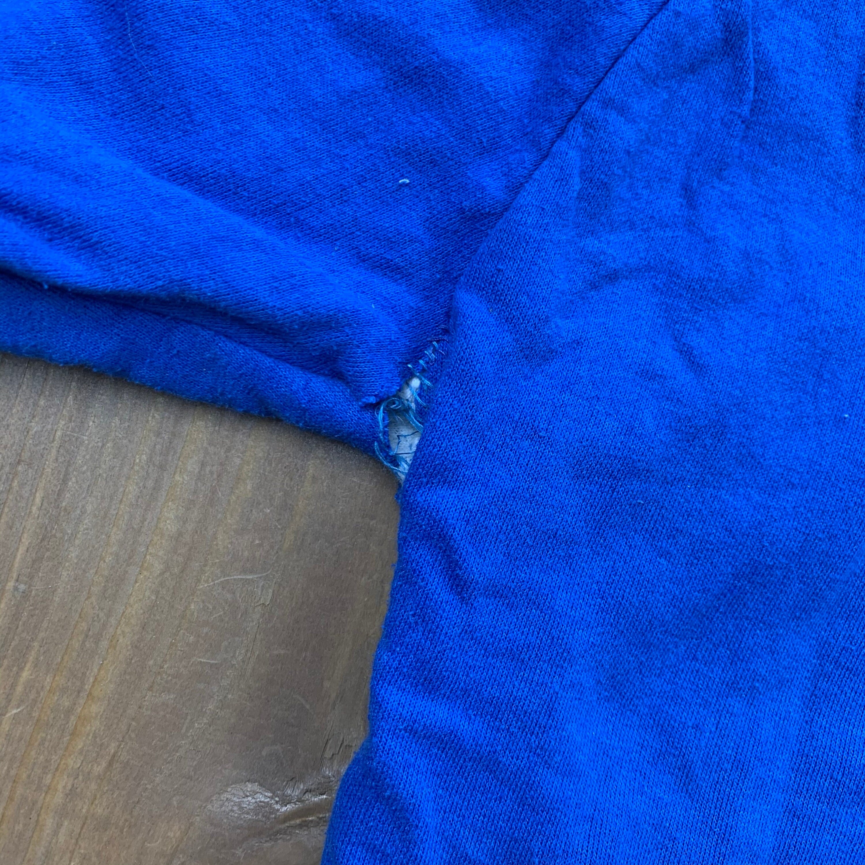 Vintage 1990'S Blank Hoodie Thermal Lined Sweatshirt