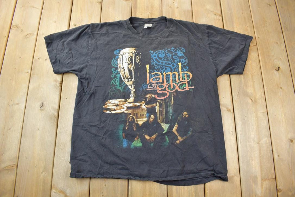 Vintage 1990s Lamb Of God Rock Band Tee