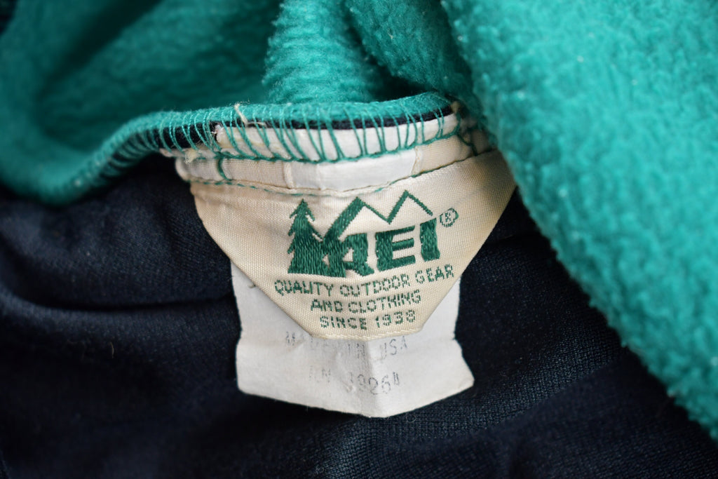 Vintage 1980s REI Fleece Zip Up Vest