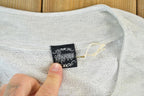 Women Vintage Vigoss Y2K Crew Neck Sweater / Vigoss Grunge Skull Print / Contrast Stitch / Internet Famous Clothing / Over Dyed