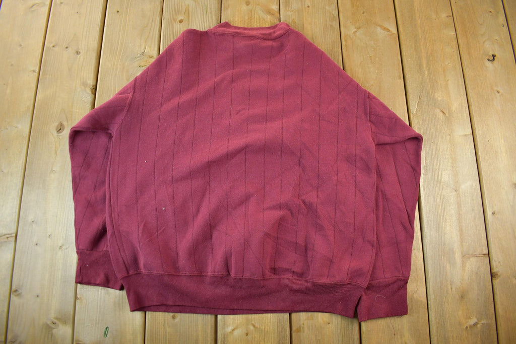 Vintage 1990s Players Van Heusen Golf Mockneck Sweatshirt Adult S-M
