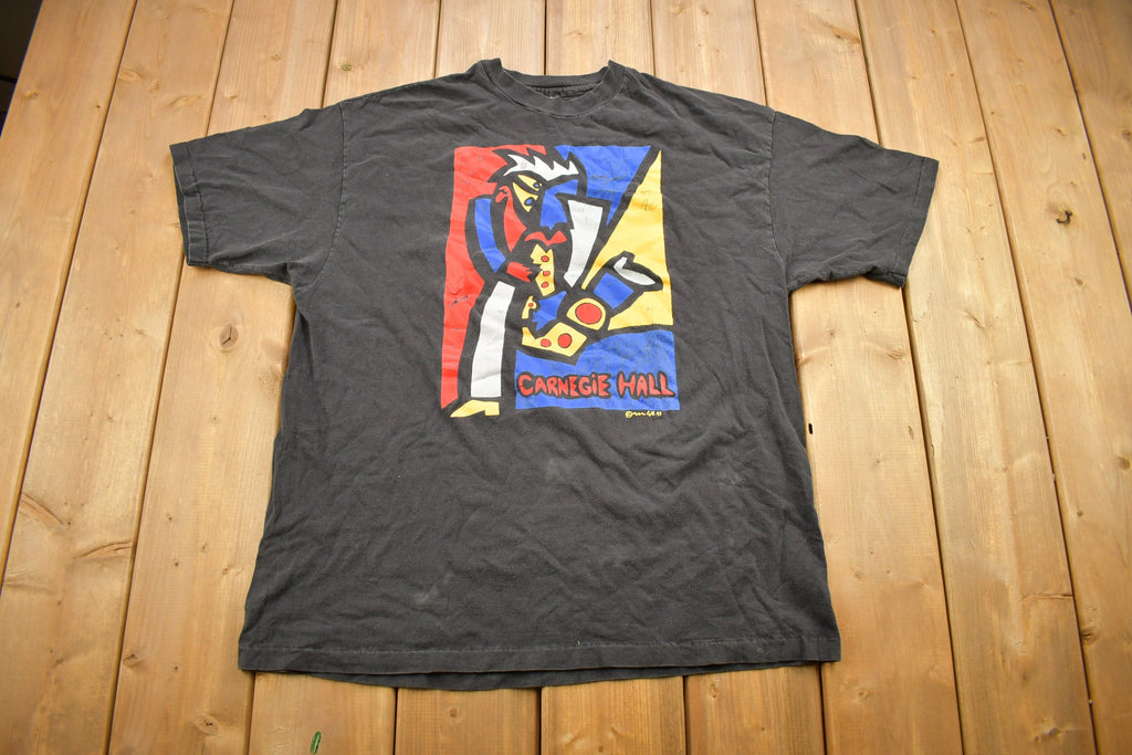 Vintage 1993 Carnegie Hall Graphic Souvenir T Shirt