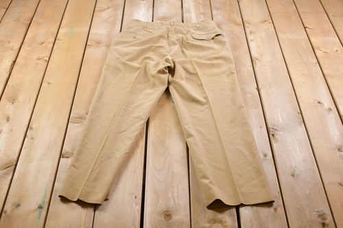 Vintage 1990s Brown Trousers Size 31 x 30 / American Vintage / Streetwear Fashion / Vintage Pants / True Vintage /