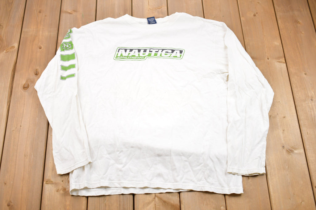 Vintage 1990s Nautica Jeans Company Long-sleeved T-Shirt