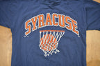 Vintage 1990s Syracuse University Orangemen Basketball Collegiate T-Shirt