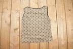 Vintage 1980s White Stag Quilted Texture Tank Top
