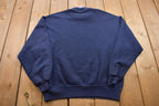 Vintage 1990s Morning Sun Double Collar Flower Crewneck Sweatshirt