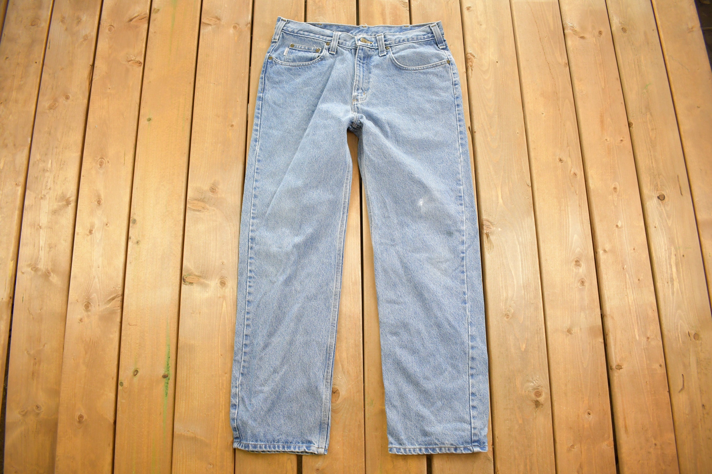 Vintage 1990s Carhartt Work Jeans Size 35 x 31