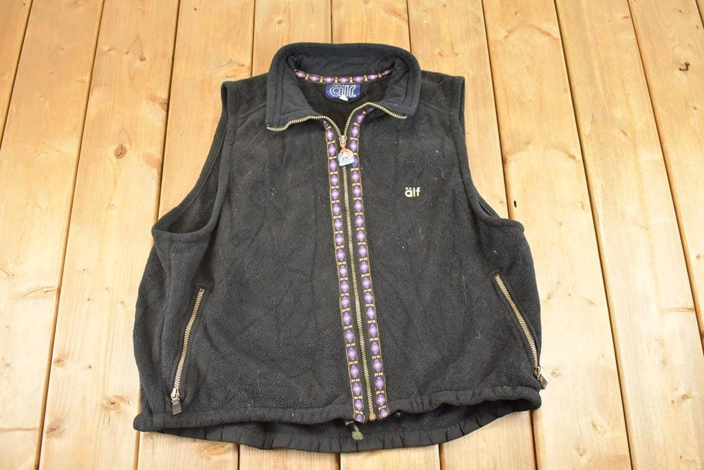 Vintage 1990s Alf Fleece Sweater Vest Women's XL