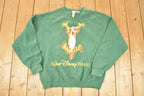 Vintage 1990s Walt Disney World Tigger Crewneck Sweater Men's L