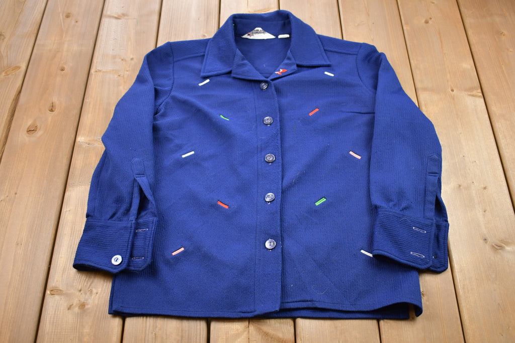 Vintage 1990s K Mart Embroidered Button Up Shirt