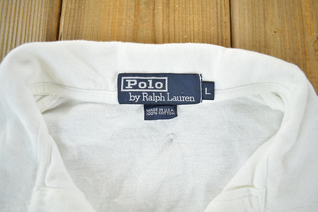 Vintage 1990s Ralph Lauren Striped Polo Shirt Men's Large