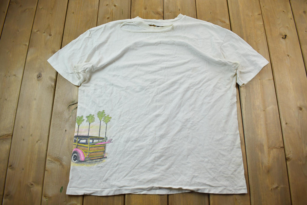 Vintage 1990s North Carolina Surfer Souvenir T-Shirt