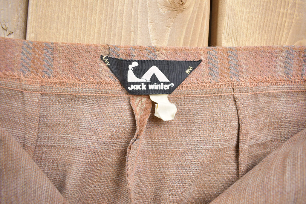 Vintage 1960s Jack Winter Wool Plaid Pants