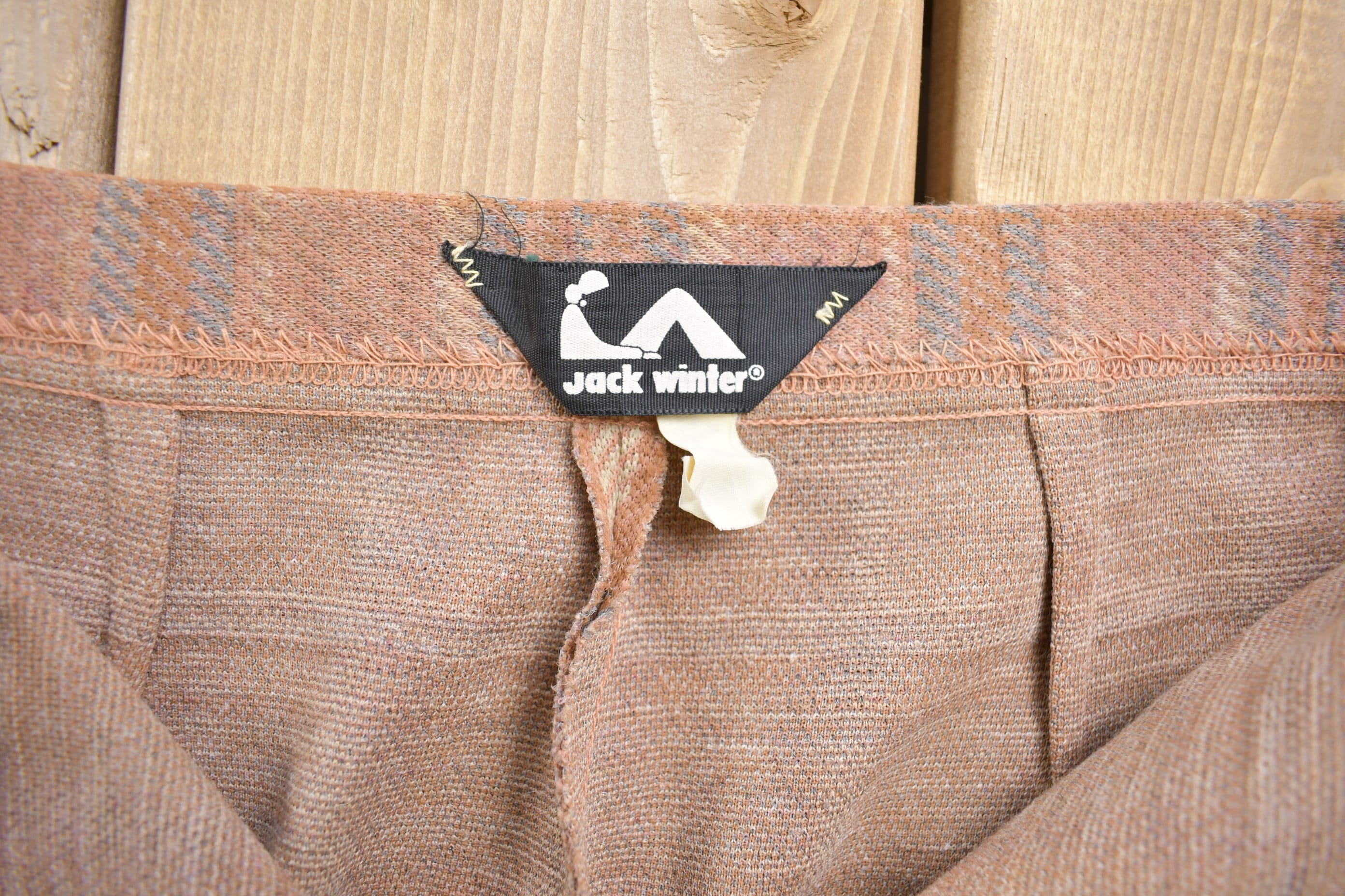 Vintage 1960s Jack Winter Wool Plaid Pants