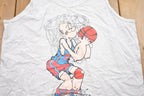 Vintage 1994 Popeye Basketball Graphic Tank Top