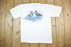 Vintage 1990s Galapagos Island Blue Footed Bobby Souvenir T-Shirt