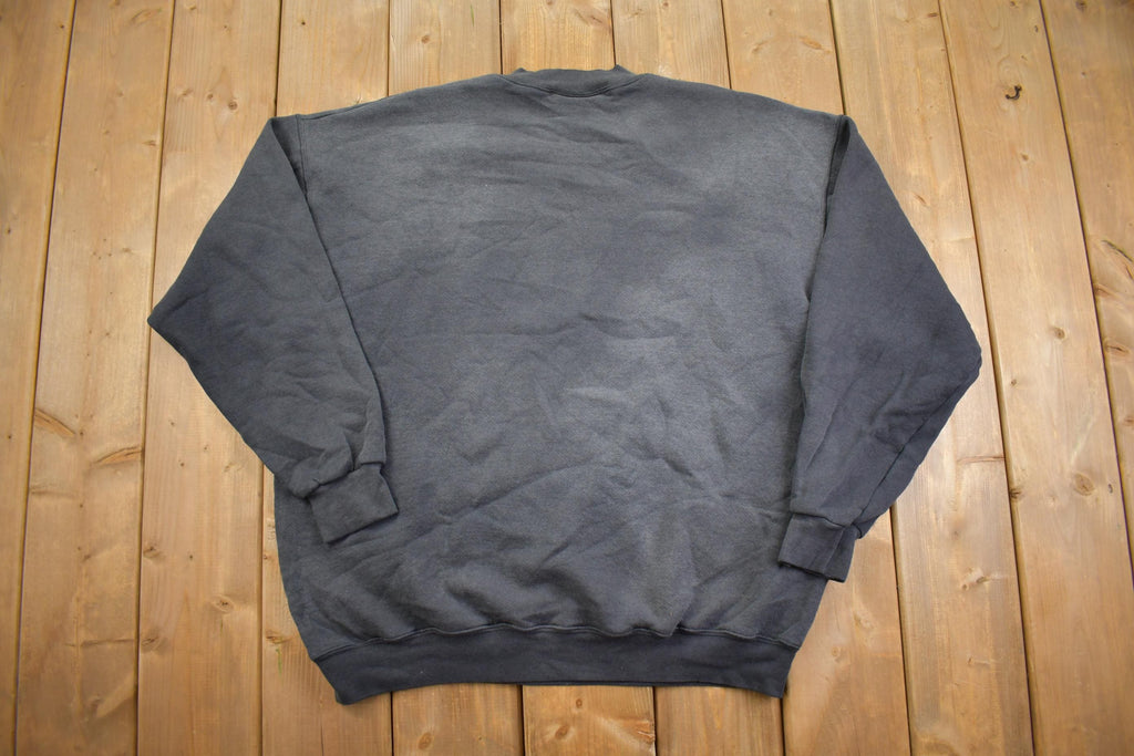 Vintage 1990s Lee Heavyweight Boxy Sun-faded Crewneck Sweatshirt Made In USA - XL