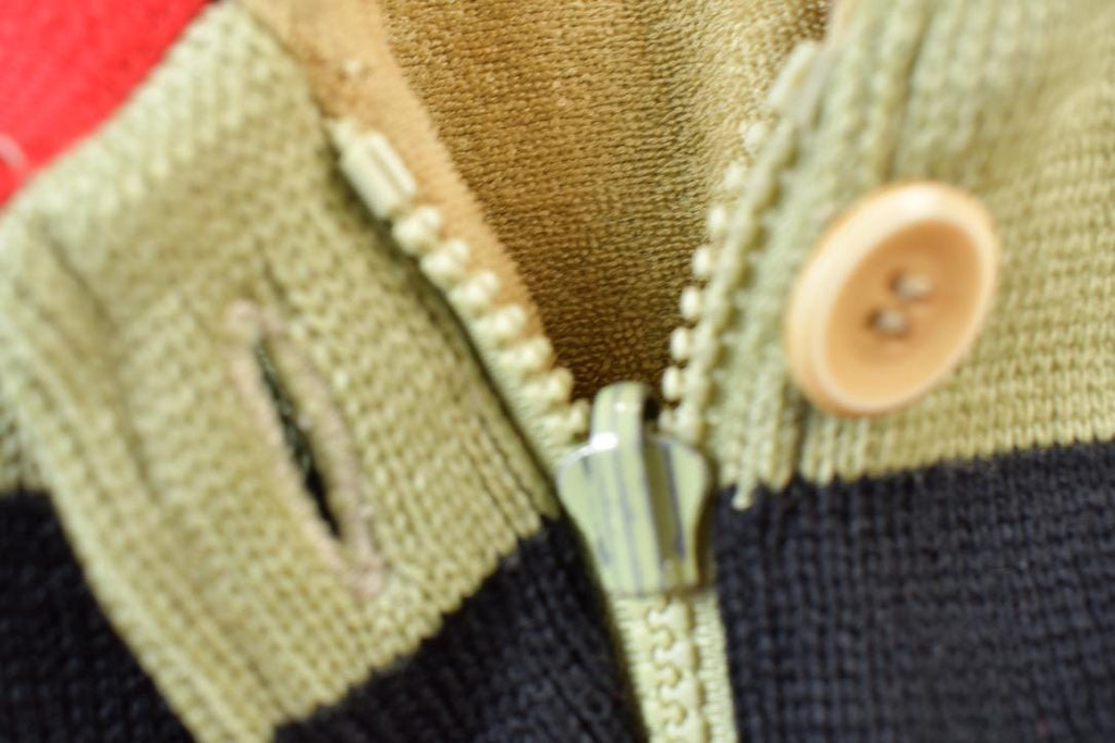 Vintage 1980s IB Diffusion Knitted Button Up Sweater
