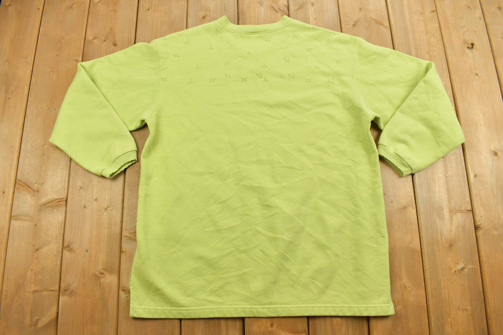 Vintage 1990s Northern Reflections Green Holiday Crewneck Sweater