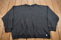 Vintage 1990s Blank Discus Athletic Black Crewneck Sweatshirt