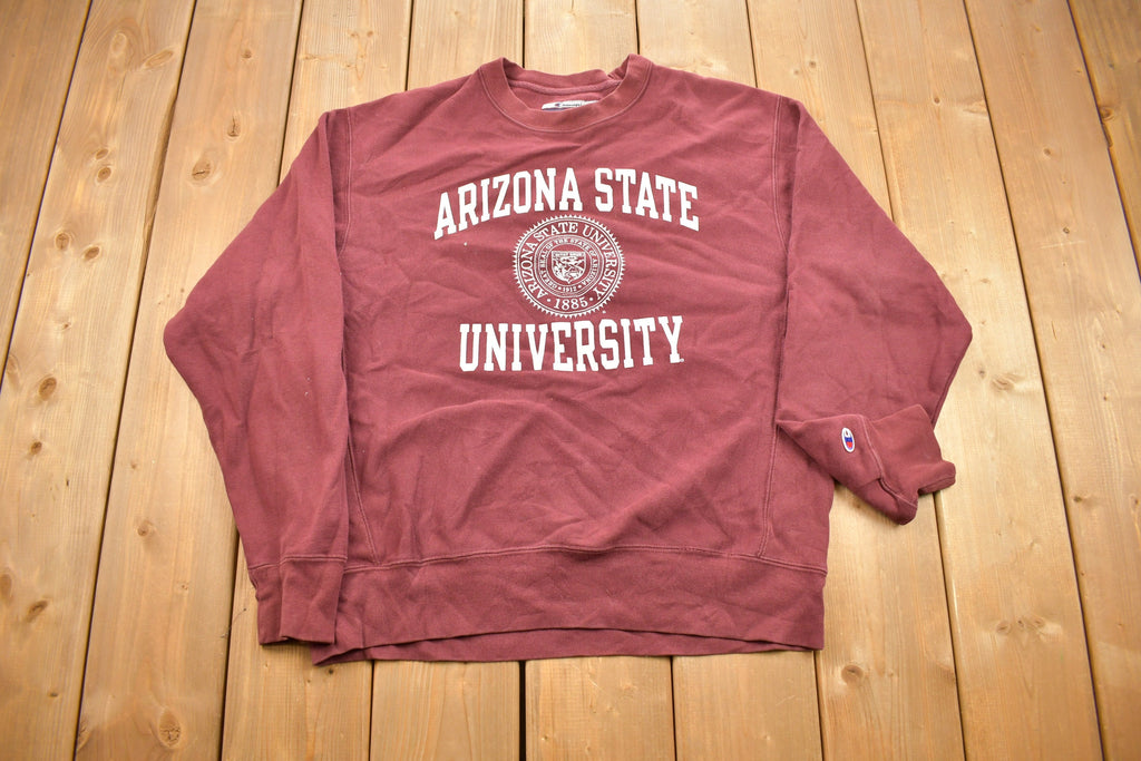 Vintage 1990s Arizona State University Collegiate Champion Reverse Weave Crewneck