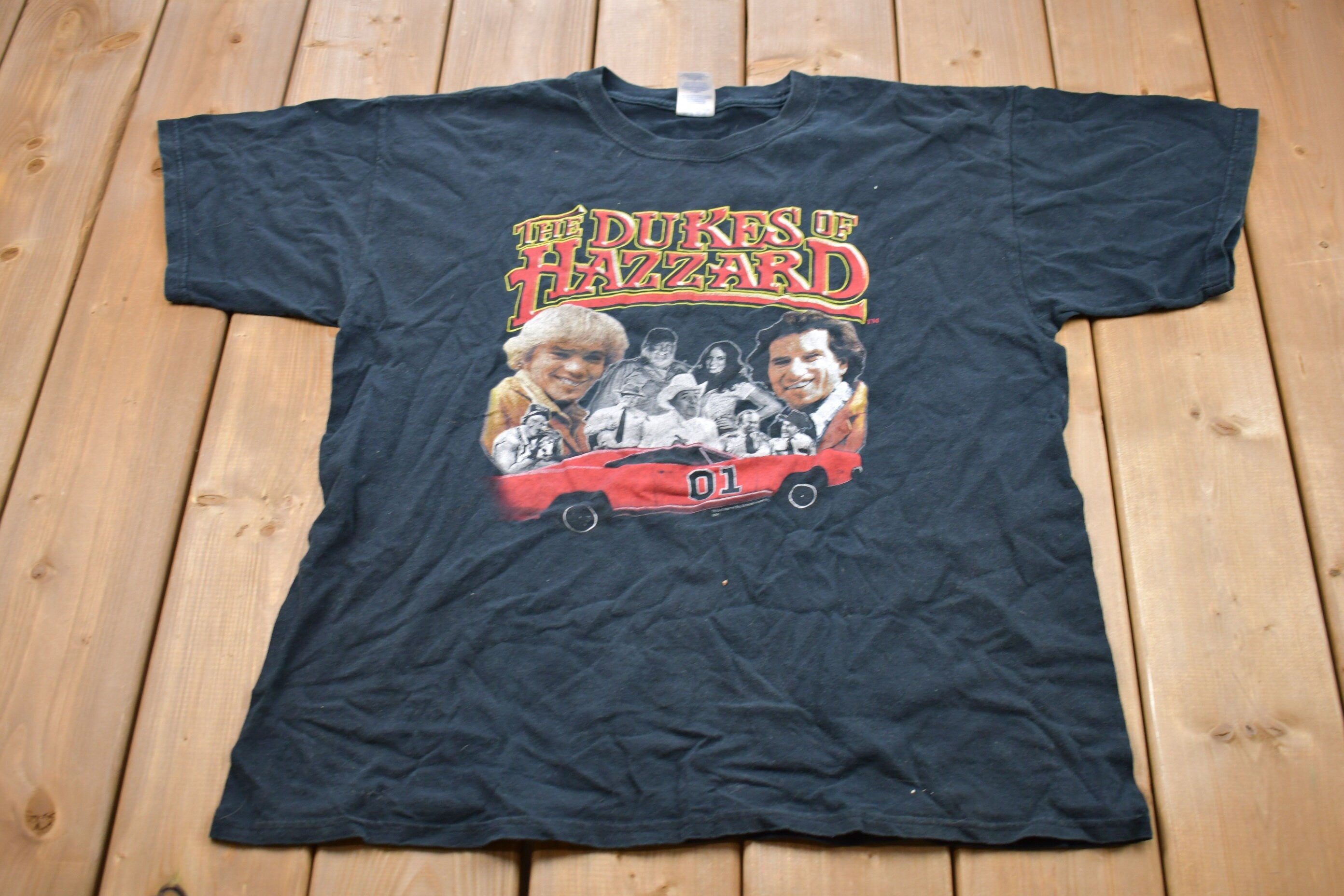 Vintage 1990s The Dukes Of Hazard Graphic T-Shirt
