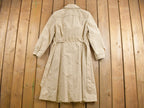 Vintage 1980s All Weather Full Length Trench Coat