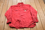 Vintage 1990s Flame Resistant Carhartt Blank Button Up Shirt