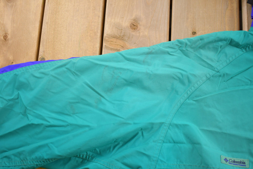 Vintage 1990s Columbia Sportswear Full Zip Windbreaker Jacket