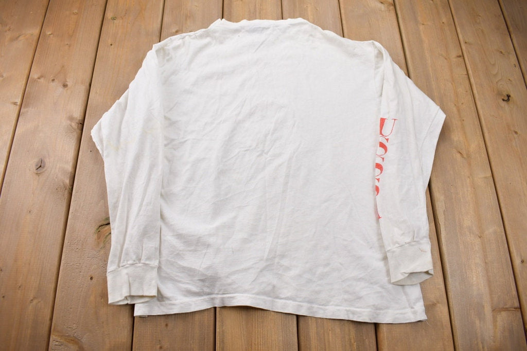 Vintage 1980s USSSA All Journey Team State Qualifier Single Stitch Long Sleeve T-Shirt