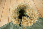 Vintage 1990s Military Parka Jacket Size M