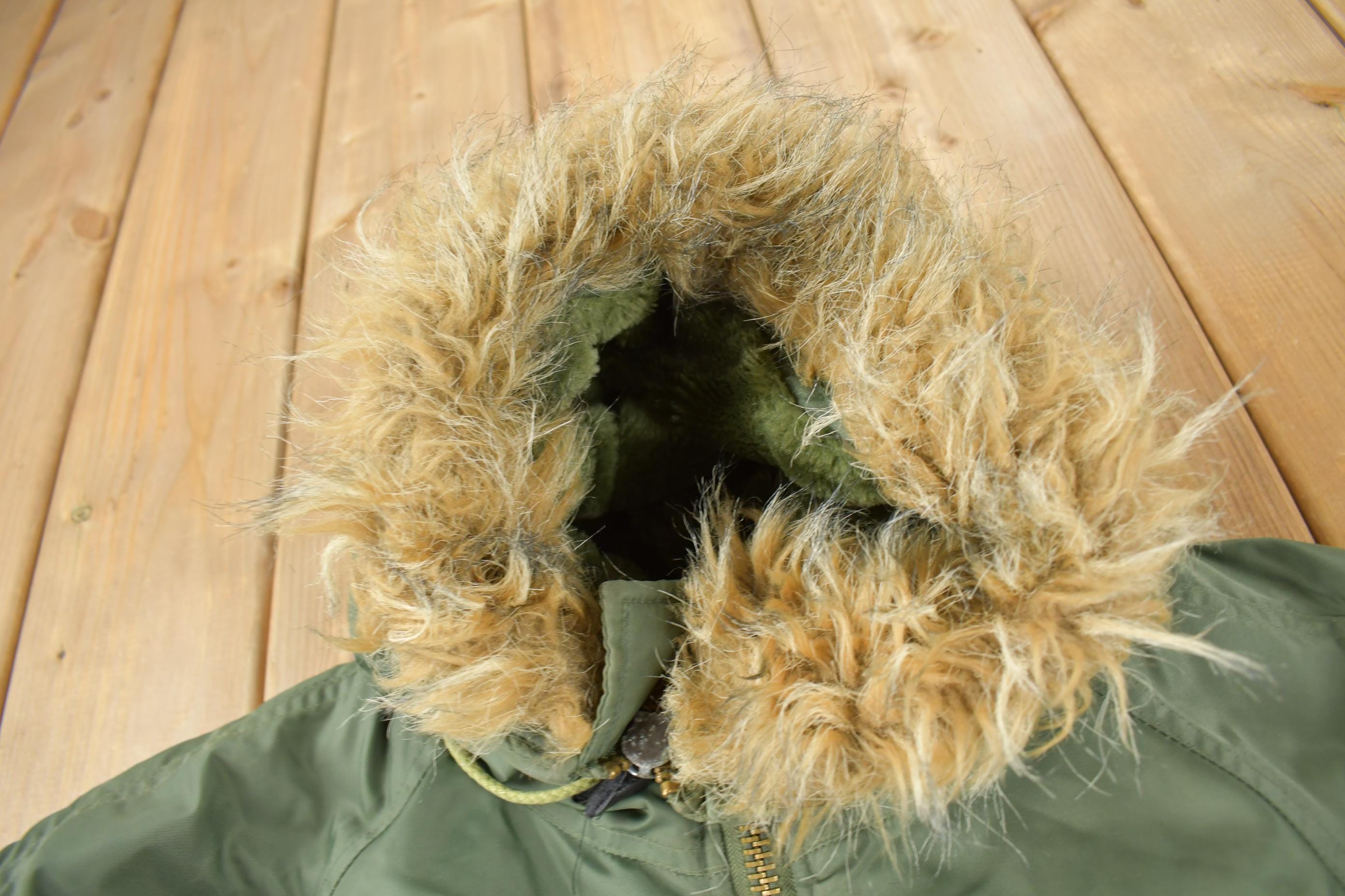 Vintage 1990s Military Parka Jacket Size M