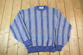 Vintage 1990s McGregor Maximum Knit Abstract Pattern Crewneck Sweater Made In 90s Crewneck
