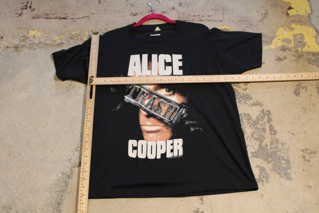 Vintage 1989 Alice Cooper Trash Graphic T Shirt