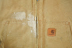 Vintage 1990s Distressed Carhartt Blanket Lined Hooded Jacket