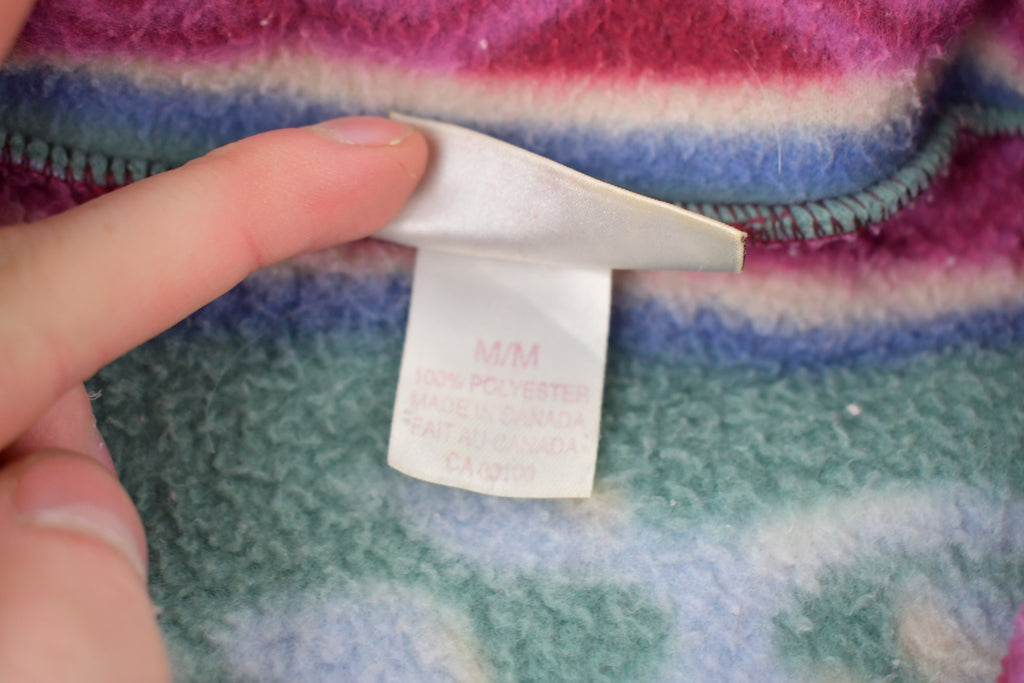 Vintage 1990s Carrol Reed All Over Print Fleece Sweater