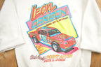 Vintage 1990s Leon Carson Sioux City Iowa Crop Sleeve Crewneck