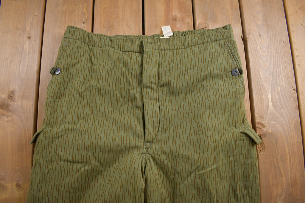 True Vintage 1970s Military Heavyweight Thermal Cargo Pocket Pants 36 x 28