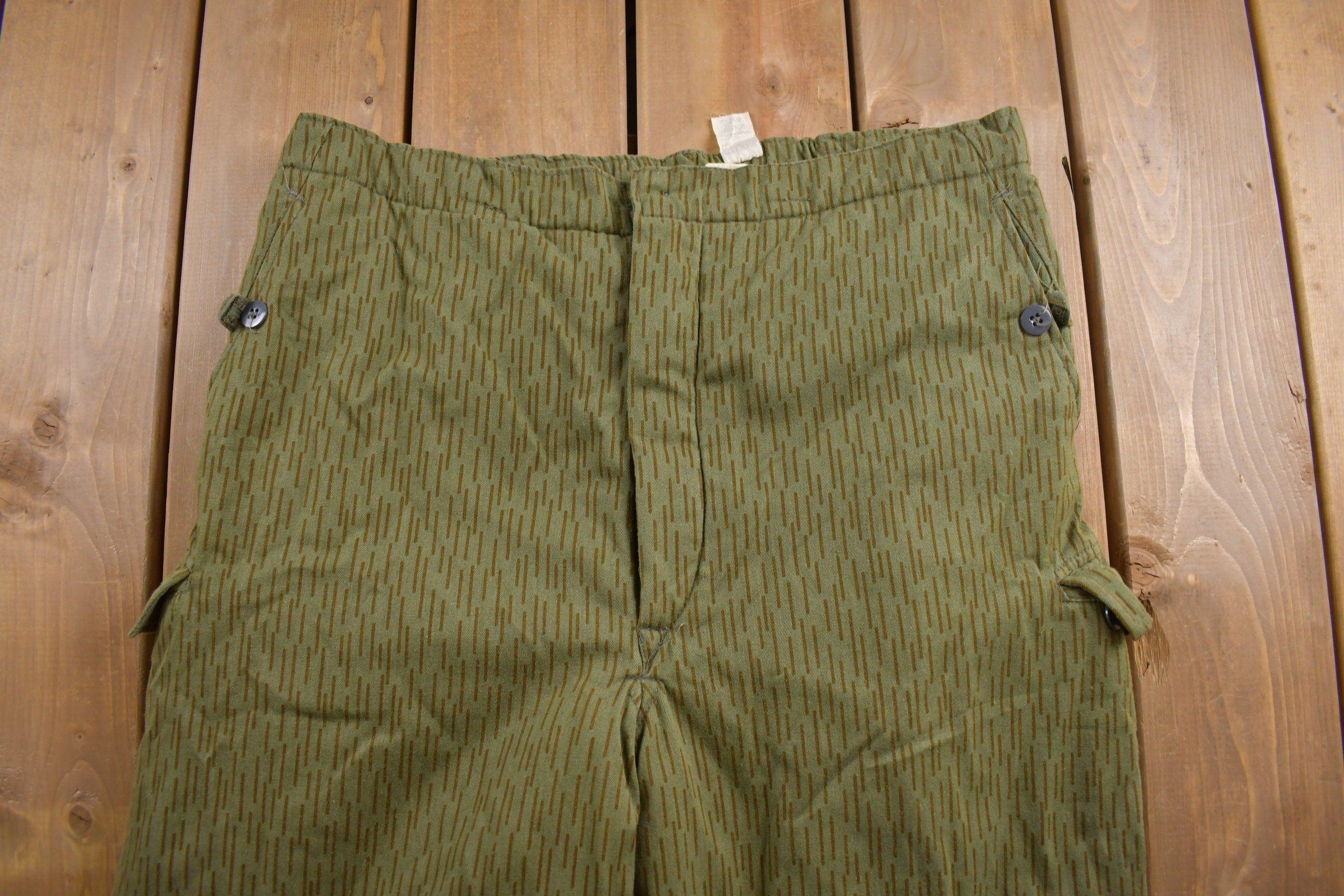 True Vintage 1970s Military Heavyweight Thermal Cargo Pocket Pants 36 x 28