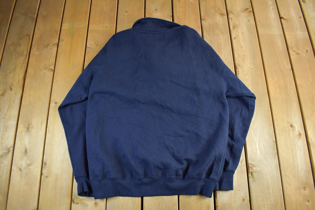 Vintage 1990s Alaska Travel Quarter Zip Sweatshirt Men's XL