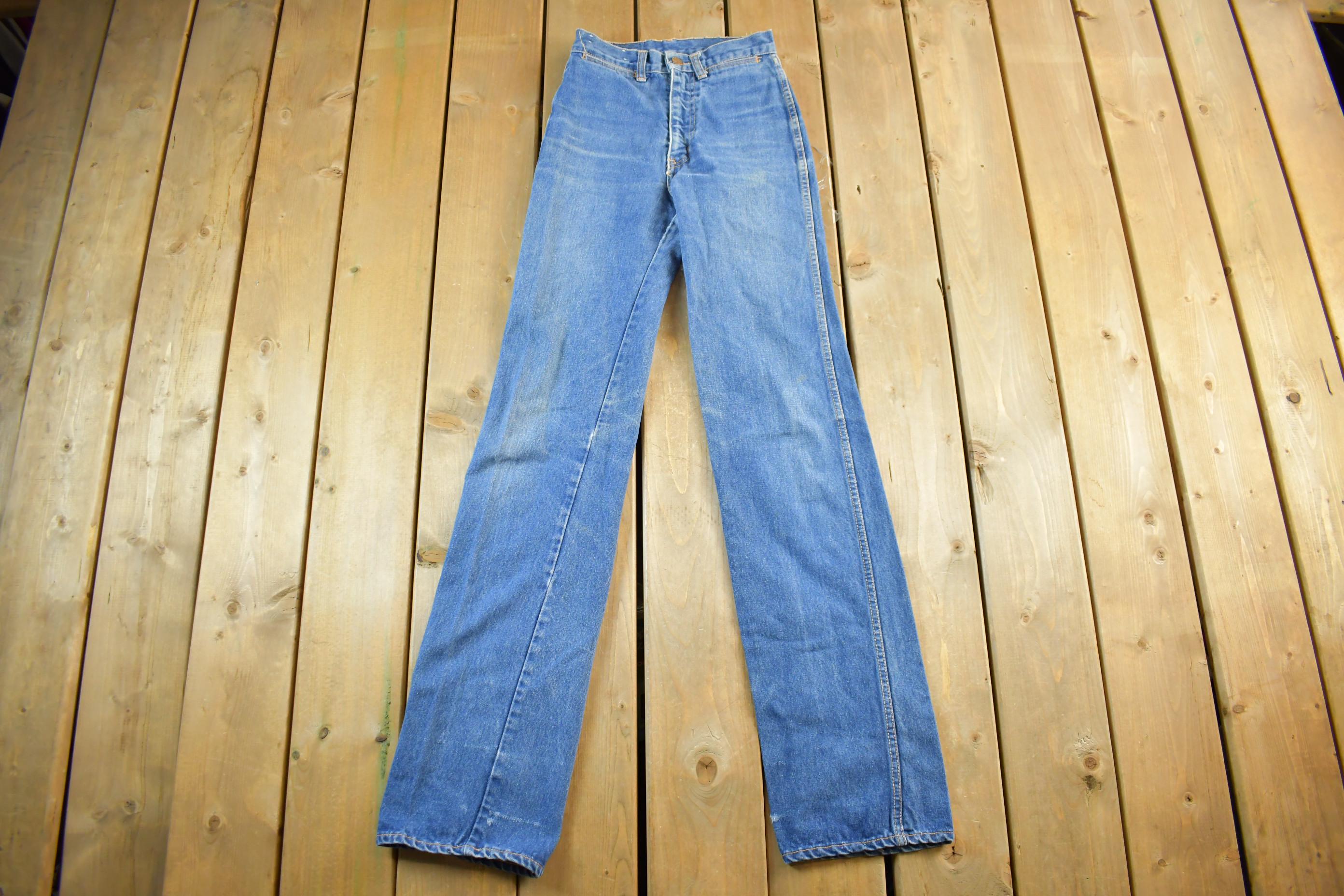 Vintage 1990s Single Spur Bootcut Denim Jeans Adult 24 x 36