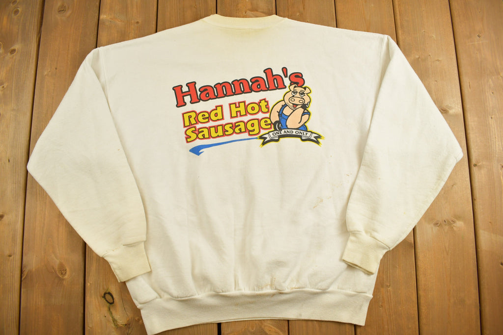 Vintage 1990s Bulls Beef Sticks Crewneck Sweatshirt