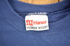 Vintage 1990s Blank Navy Blue Crewneck Sweatshirt