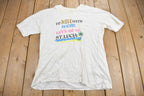 Vintage 1980s "To Hell With Work Let's Go To St Lucia" Souvenir T Shirt