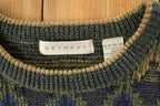 Vintage 1990s Retreat Knit Crewneck Sweater