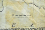 Vintage 1992 Caribbean Islands All Over Print Sneaky Tees Souvenir T-Shirt