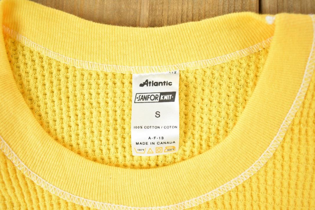 Vintage 1980s Sanfor Thermal Knit Souvenir T-Shirt Men's XS
