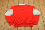 Vintage 1980s Life Savers Graphic Collared Sweater